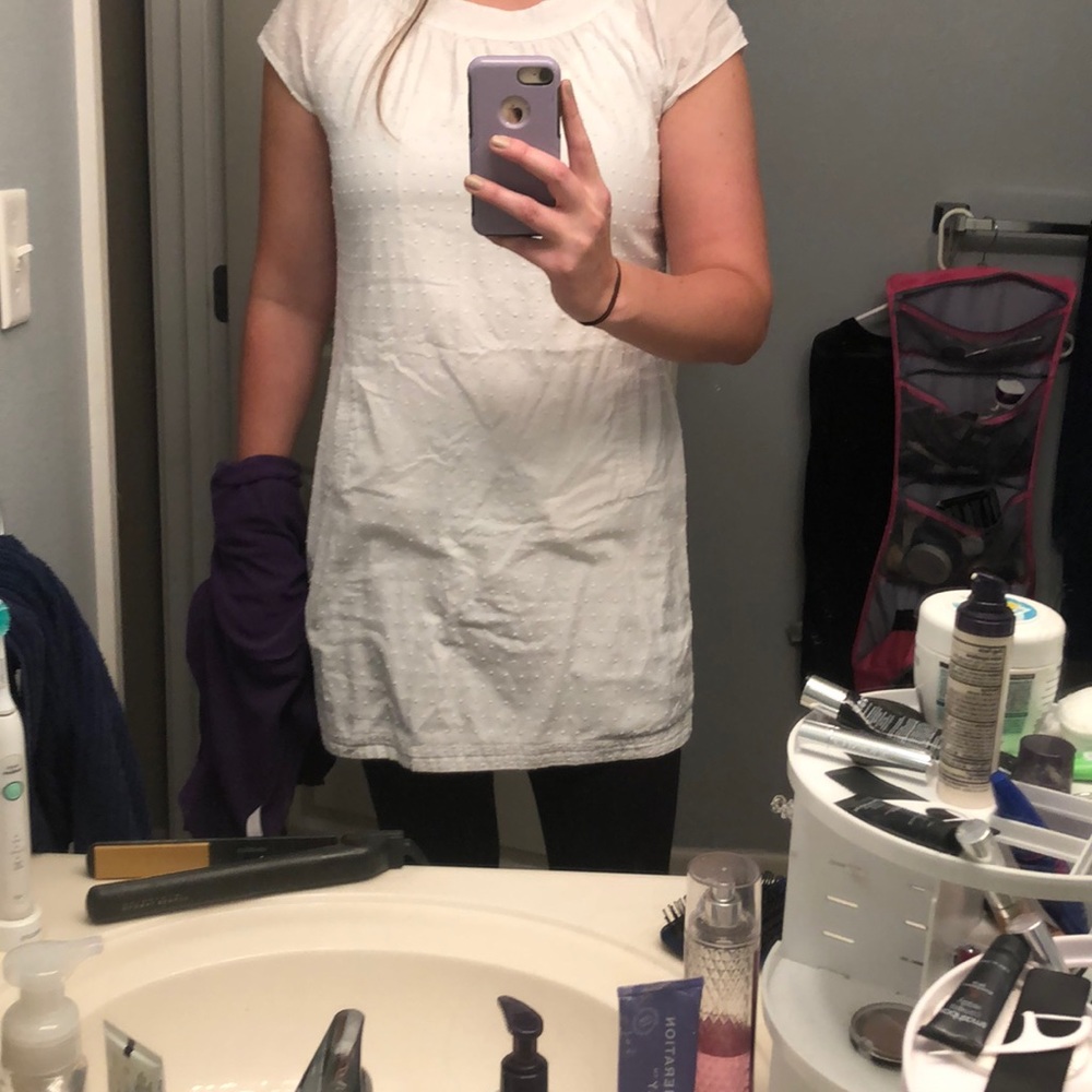 White JCrew dress